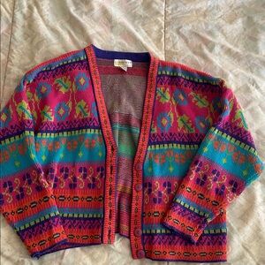 Vintage 80s Cardigan Sweater